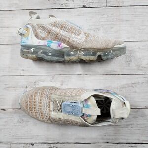 Sz 6.5 WMNS Nike Air VaporMax 2020 FK‎ Oatmeal White Light Bone CT1933-100 NoLid